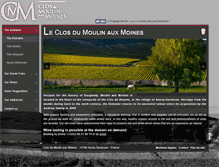 Tablet Screenshot of moulinauxmoines.com